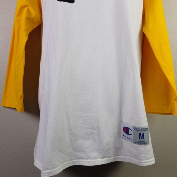 Champion Authentic Hercules Paw Print 3/4 Sleeve Top Size Medium - Picture 4 of 8